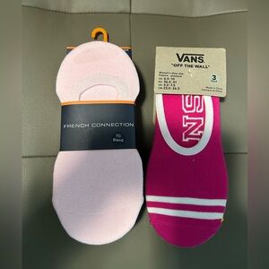 BNWT WOMENS DESIGNER HIGH CUT & LOW CUT MIX LINER SOCKS (9 PAIRS SHOE SIZE 4-10)